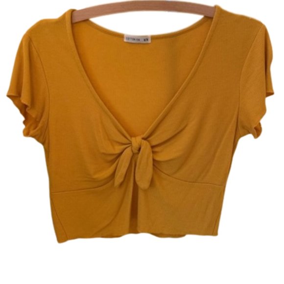 Cotton On Tops - NWOT Tie-Front Top